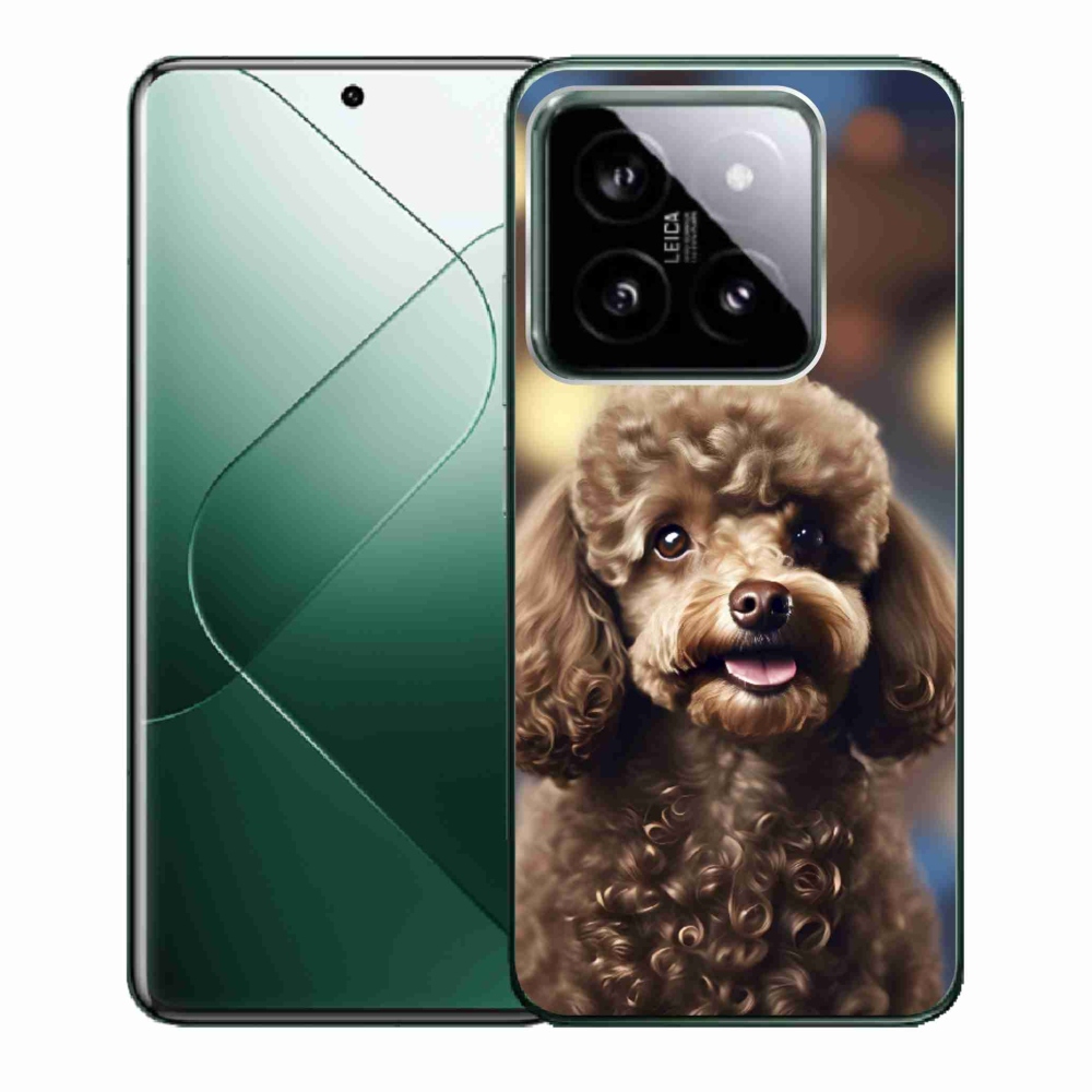 Gelový kryt mmCase na Xiaomi 14 - roztomilý pudl
