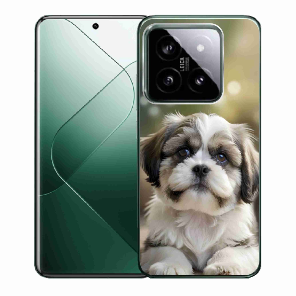 Gelový kryt mmCase na Xiaomi 14 - roztomilý shih-tzu