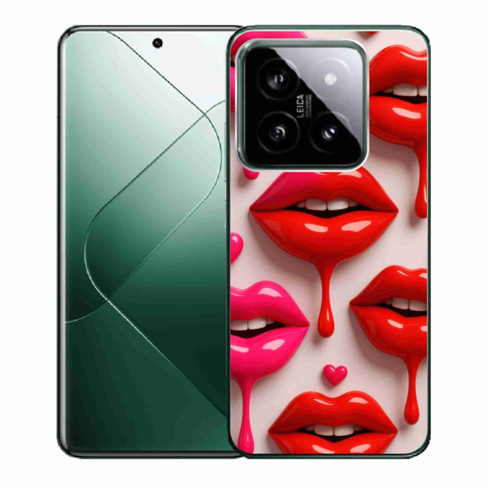 Gelový kryt mmCase na Xiaomi 14 - rty 2