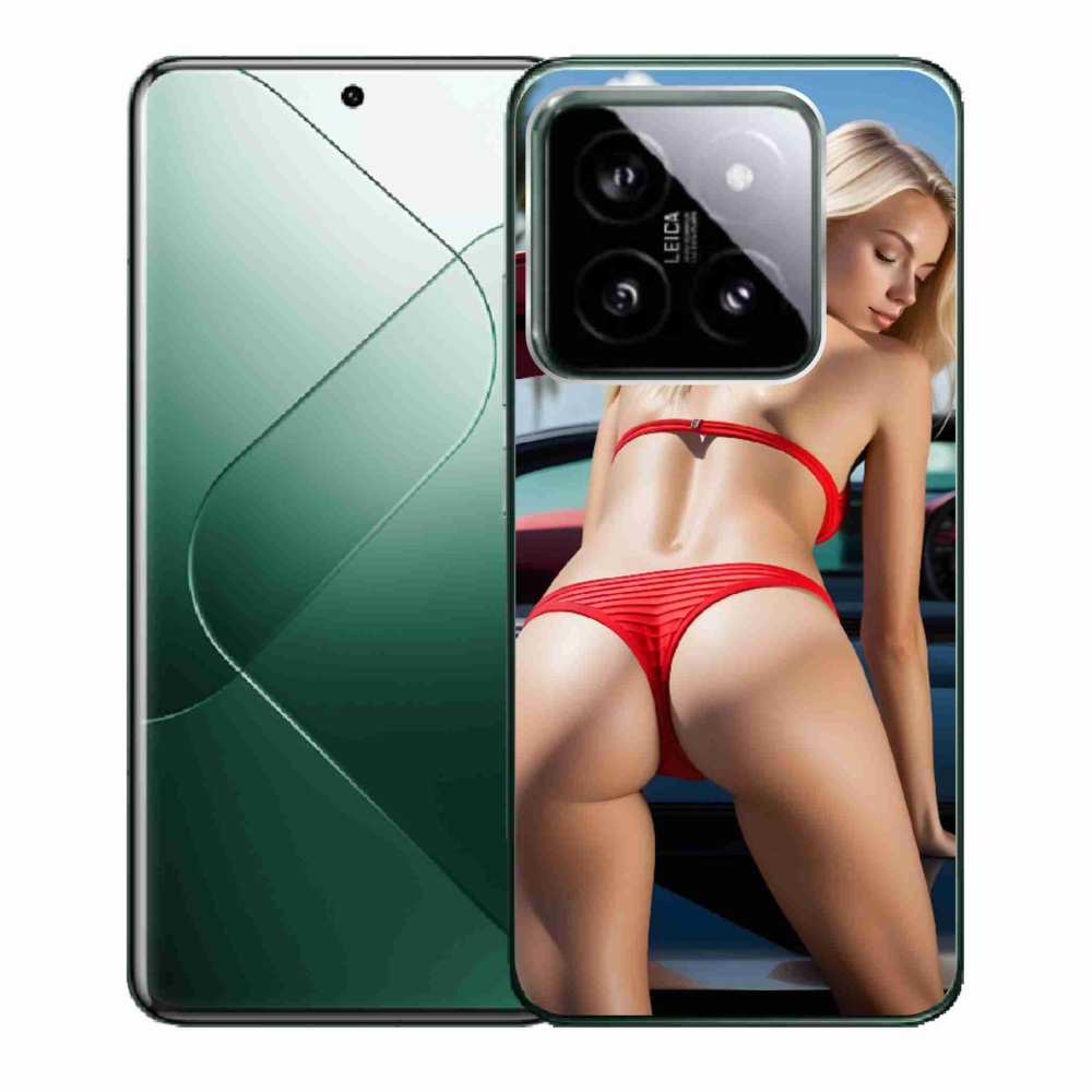 Gelový kryt mmCase na Xiaomi 14 - sexy žena 2