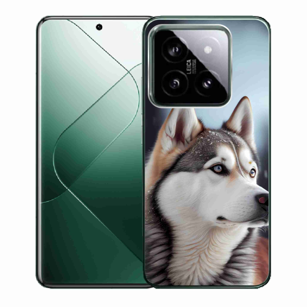 Gelový kryt mmCase na Xiaomi 14 - sibiřský husky
