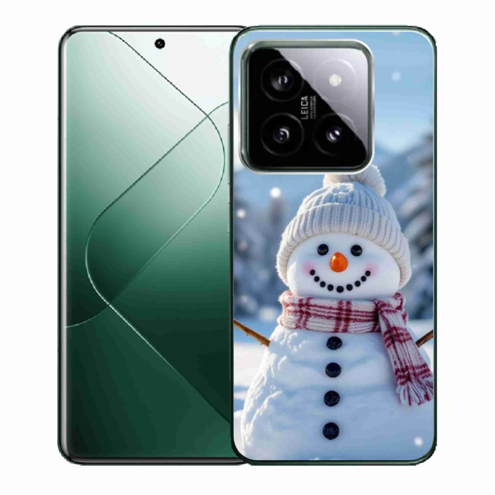 Gelový kryt mmCase na Xiaomi 14 - sněhulák 3
