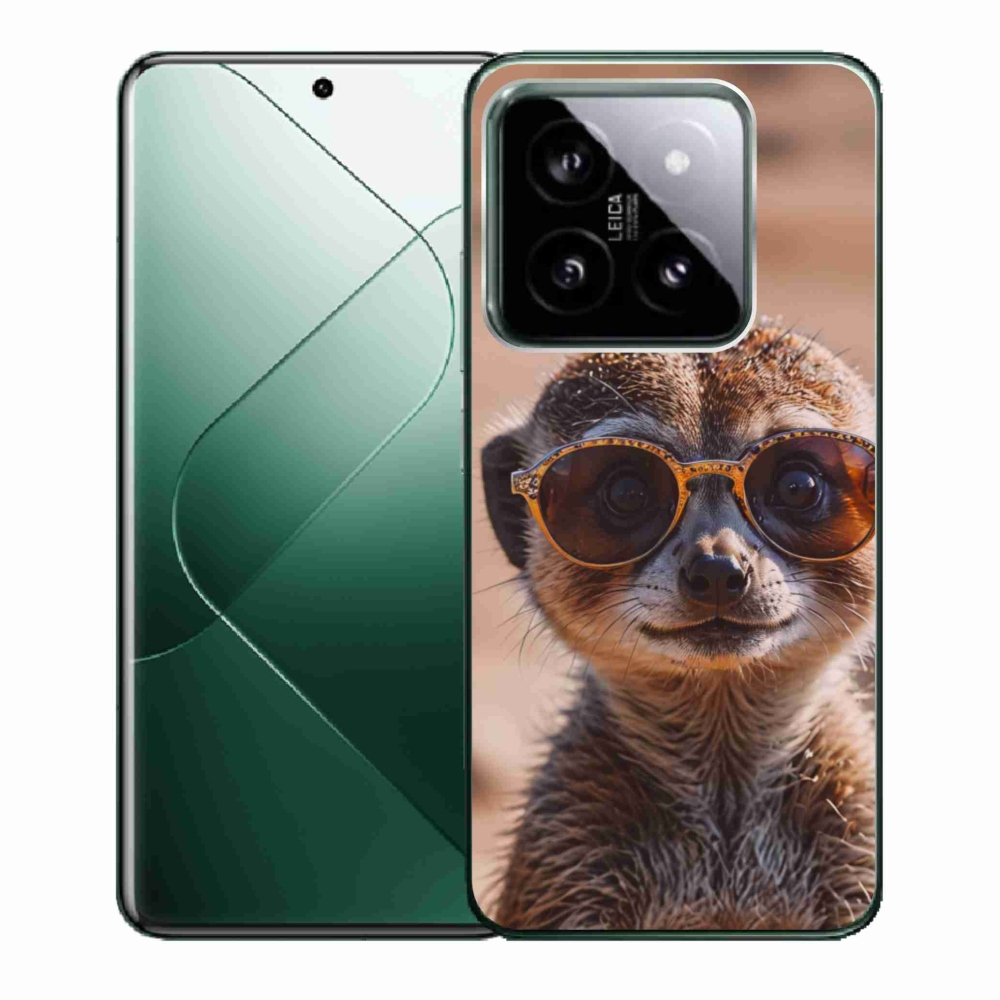 Gelový kryt mmCase na Xiaomi 14 - stylová surikata