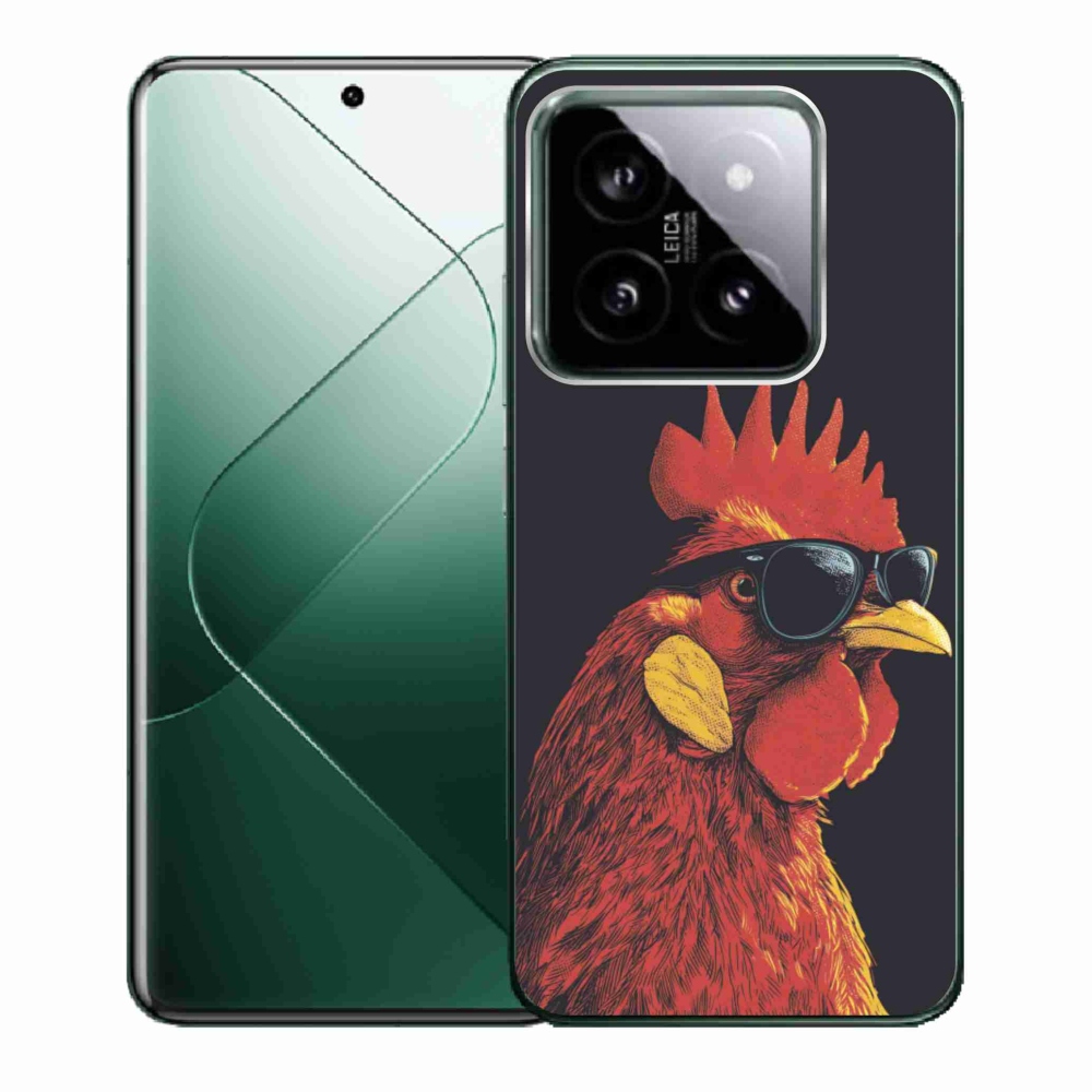 Gelový kryt mmCase na Xiaomi 14 - stylový kohout