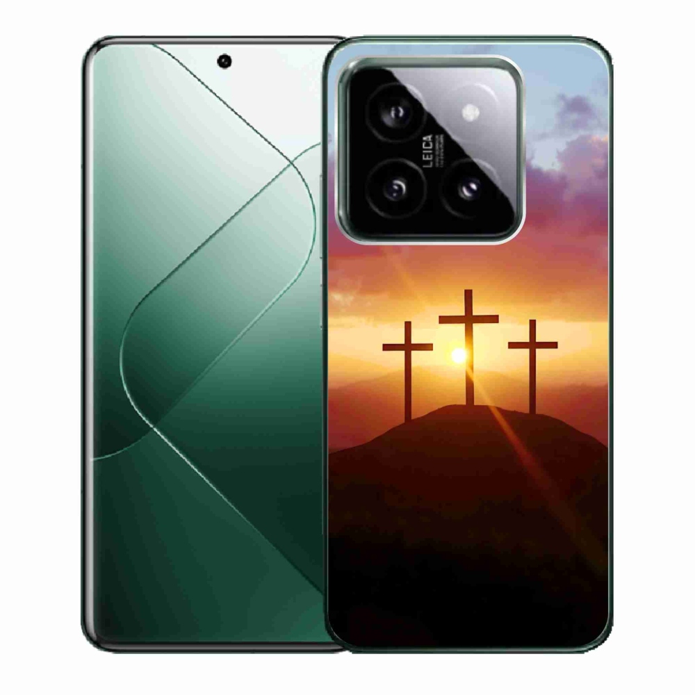 Gelový kryt mmCase na Xiaomi 14 - tři kříže