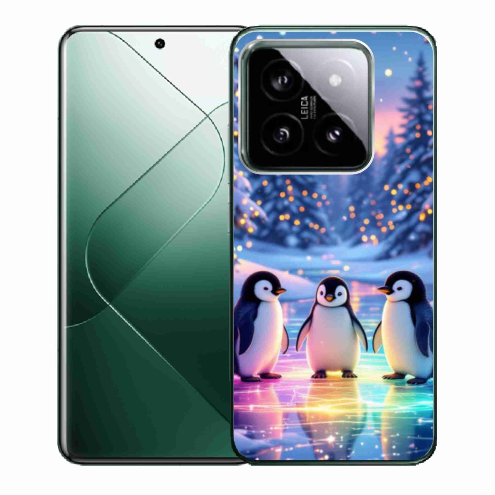 Gelový kryt mmCase na Xiaomi 14 - tučnáci