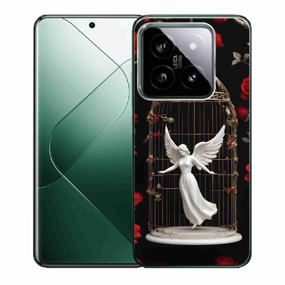 Gelový kryt mmCase na Xiaomi 14 - uvězněný anděl
