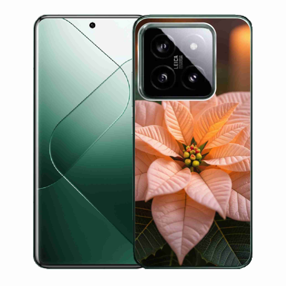 Gelový kryt mmCase na Xiaomi 14 - vánoční hvězda