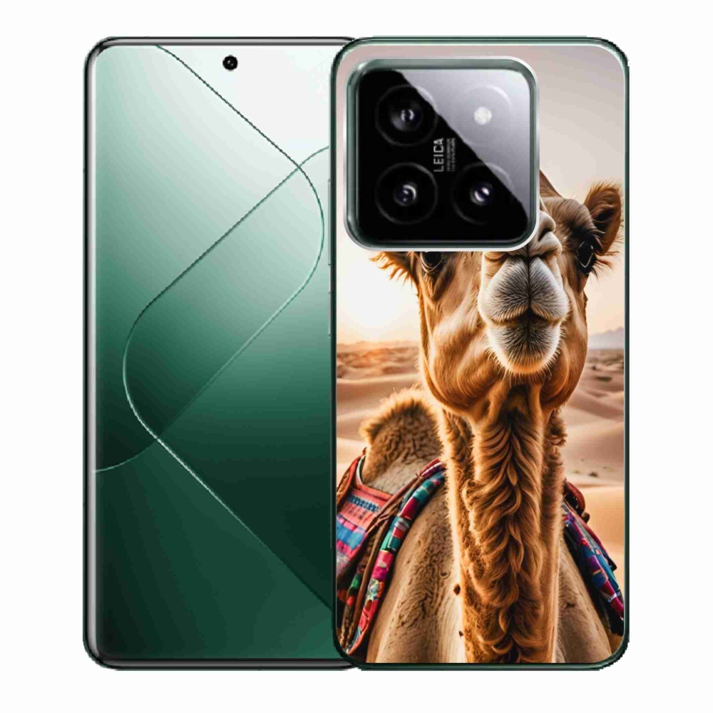 Gelový kryt mmCase na Xiaomi 14 - velbloud
