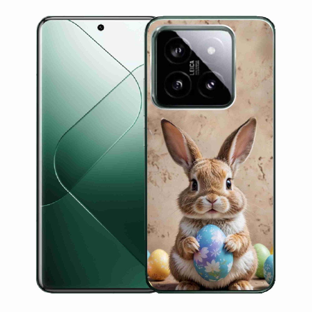 Gelový kryt mmCase na Xiaomi 14 - velikonoční králíček
