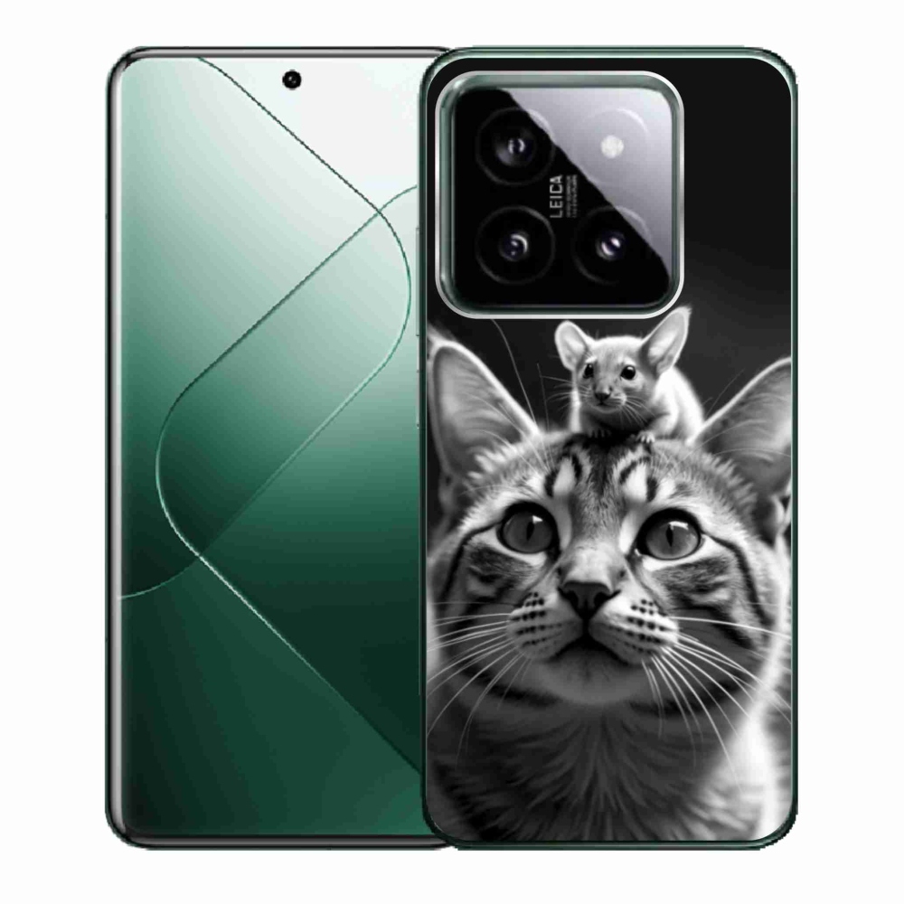 Gelový kryt mmCase na Xiaomi 14 - zvířecí přátelství 2