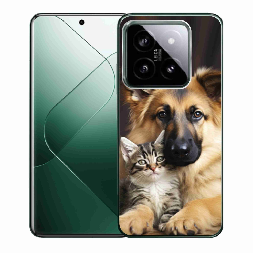 Gelový kryt mmCase na Xiaomi 14 - zvířecí přátelství