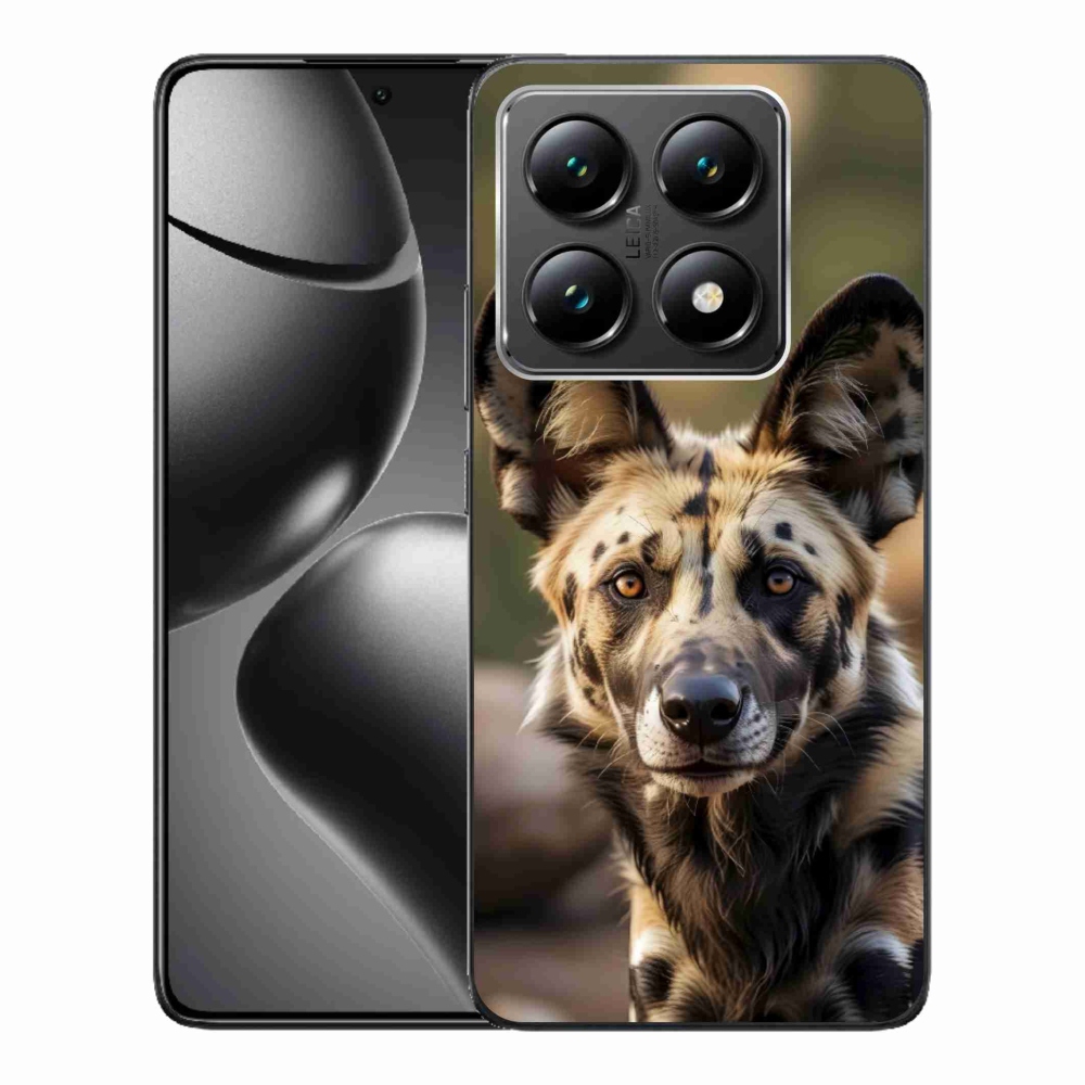 Gelový kryt mmCase na Xiaomi 14T - africký divoký pes