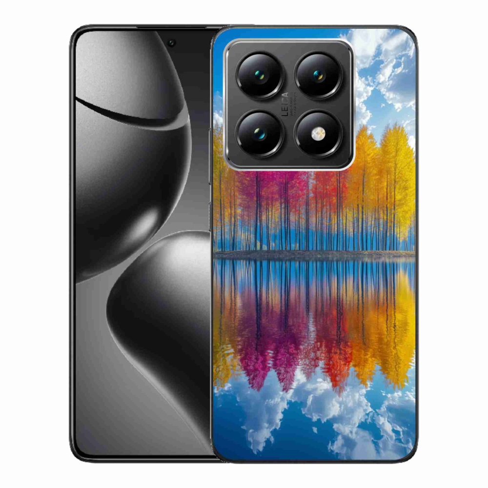 Gelový kryt mmCase na Xiaomi 14T - barevné stromy