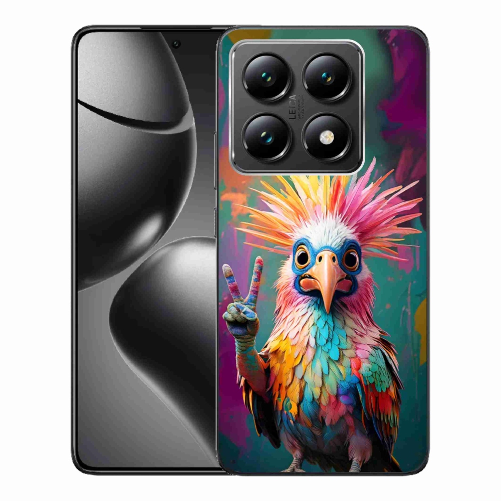 Gelový kryt mmCase na Xiaomi 14T - barevný rebel