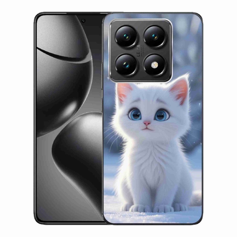 Gelový kryt mmCase na Xiaomi 14T - bílé kotě 3