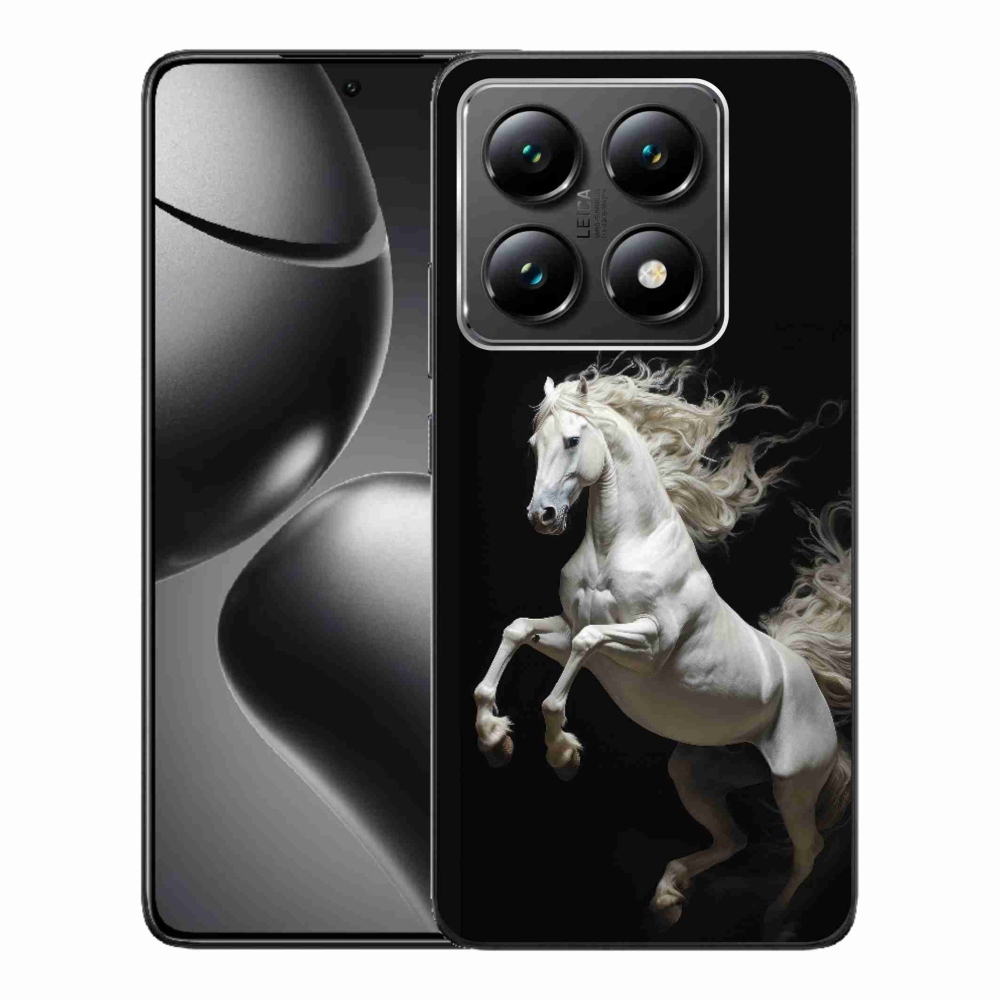 Gelový kryt mmCase na Xiaomi 14T - bílý kůň 4