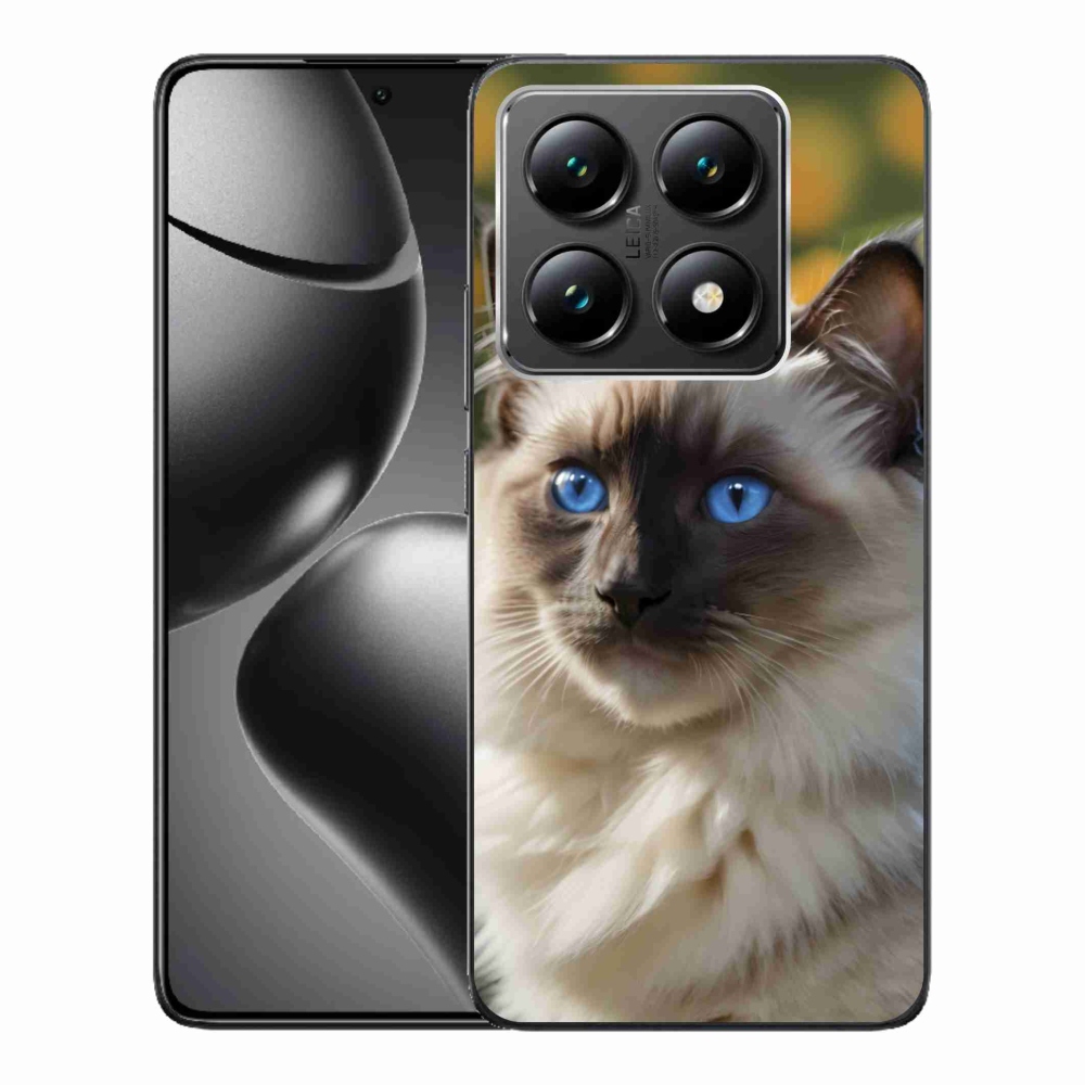 Gelový kryt mmCase na Xiaomi 14T - bílý ragdoll