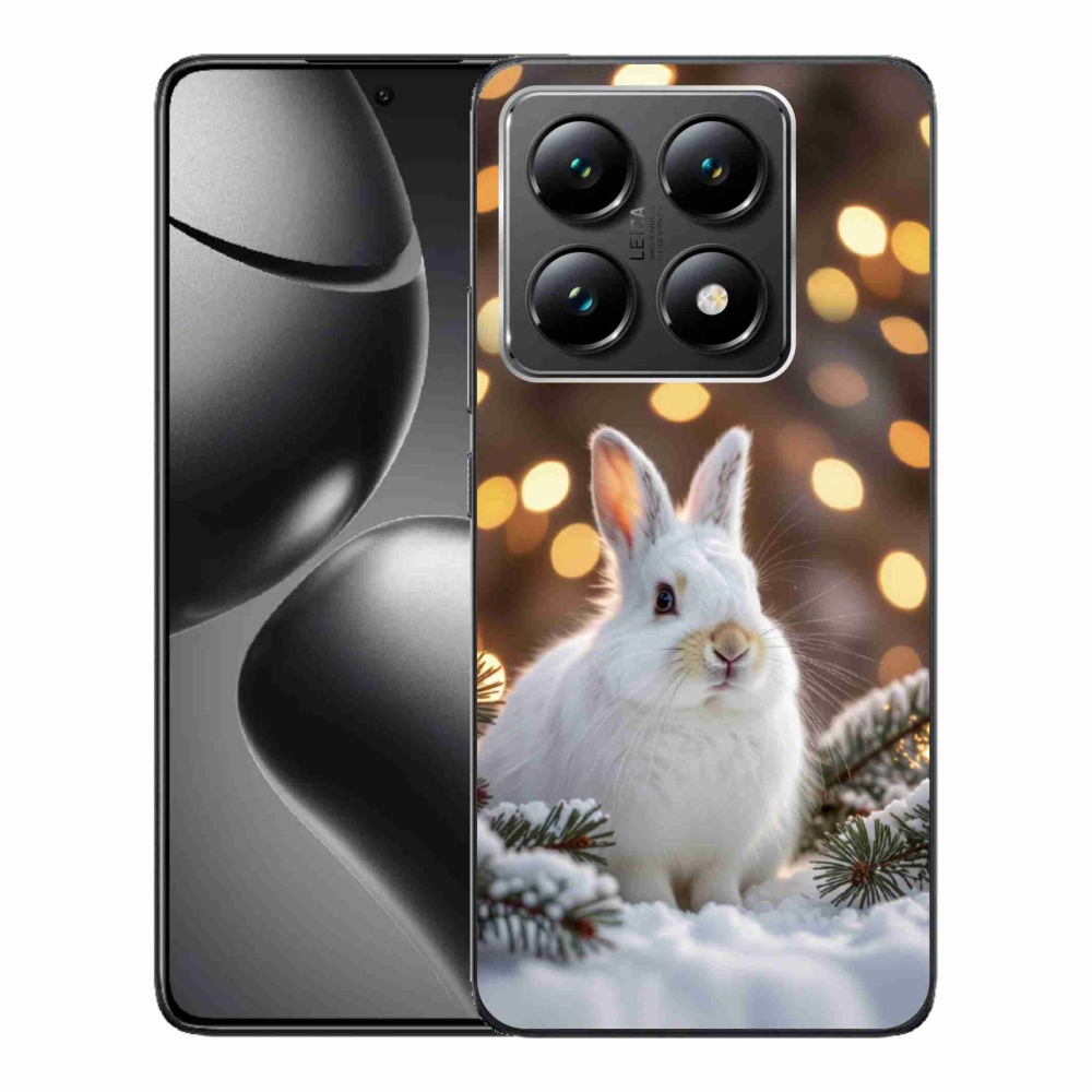 Gelový kryt mmCase na Xiaomi 14T - bílý zajíc