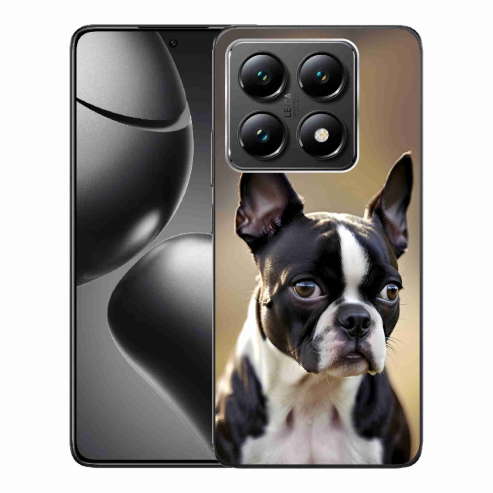 Gelový kryt mmCase na Xiaomi 14T - bostonský teriér