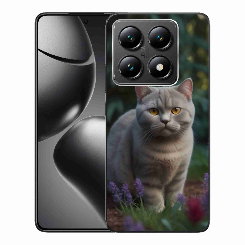 Gelový kryt mmCase na Xiaomi 14T - britská kočka