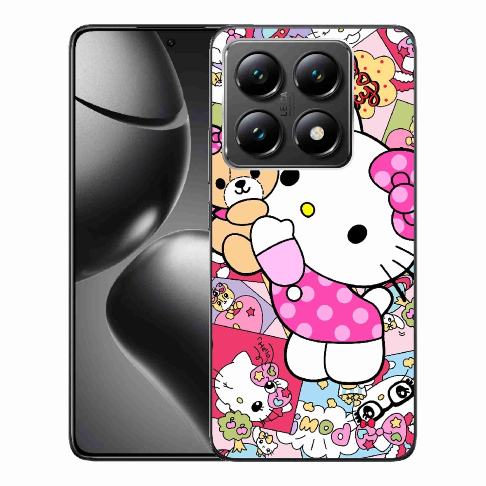 Gelový kryt mmCase na Xiaomi 14T - cute kitty