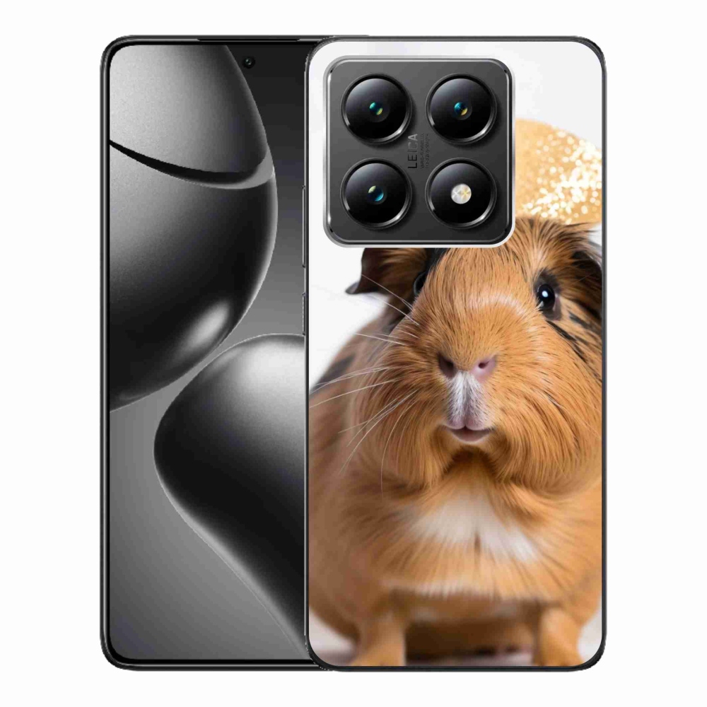 Gelový kryt mmCase na Xiaomi 14T - hnědé morče