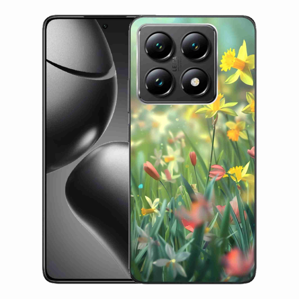 Gelový kryt mmCase na Xiaomi 14T - jarní květy