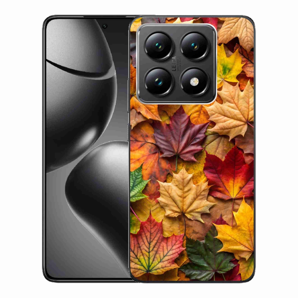 Gelový kryt mmCase na Xiaomi 14T - javorové listy 2