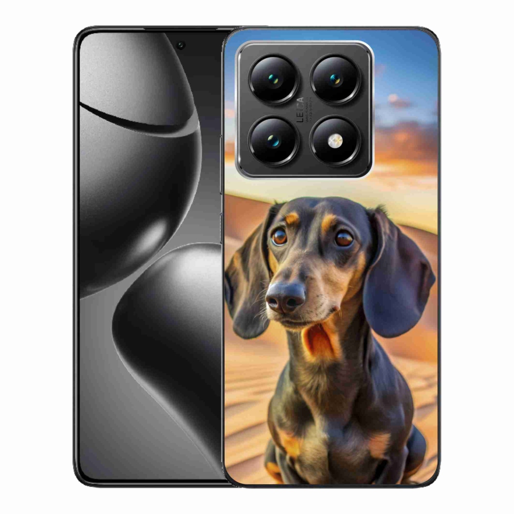 Gelový kryt mmCase na Xiaomi 14T - jezevčík 3 