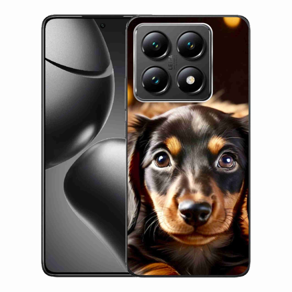 Gelový kryt mmCase na Xiaomi 14T - jezevčík