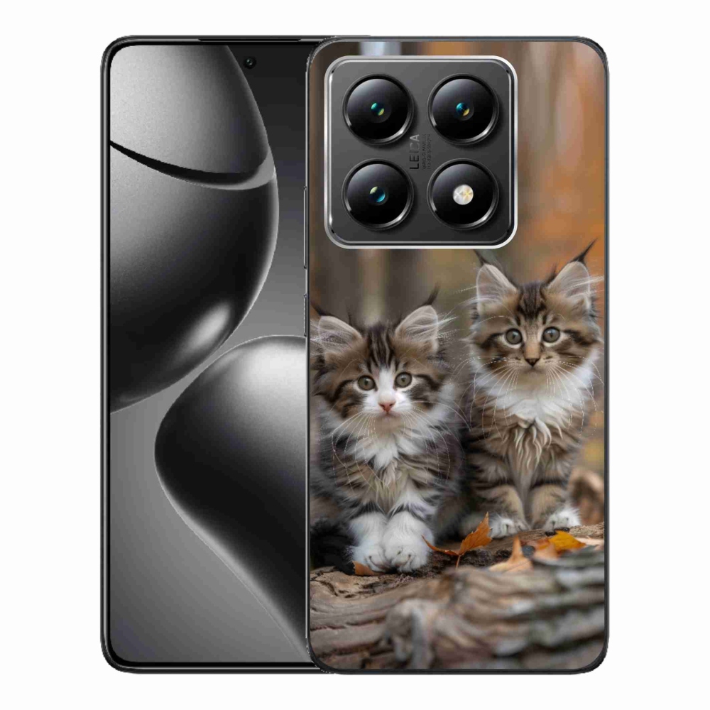 Gelový kryt mmCase na Xiaomi 14T - kočičí duo 3