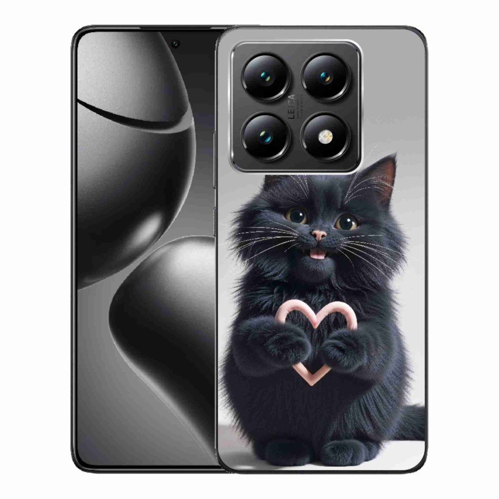 Gelový kryt mmCase na Xiaomi 14T - kočičí láska 3