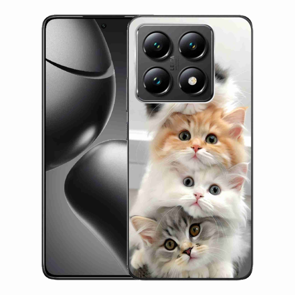 Gelový kryt mmCase na Xiaomi 14T - kočičí parta
