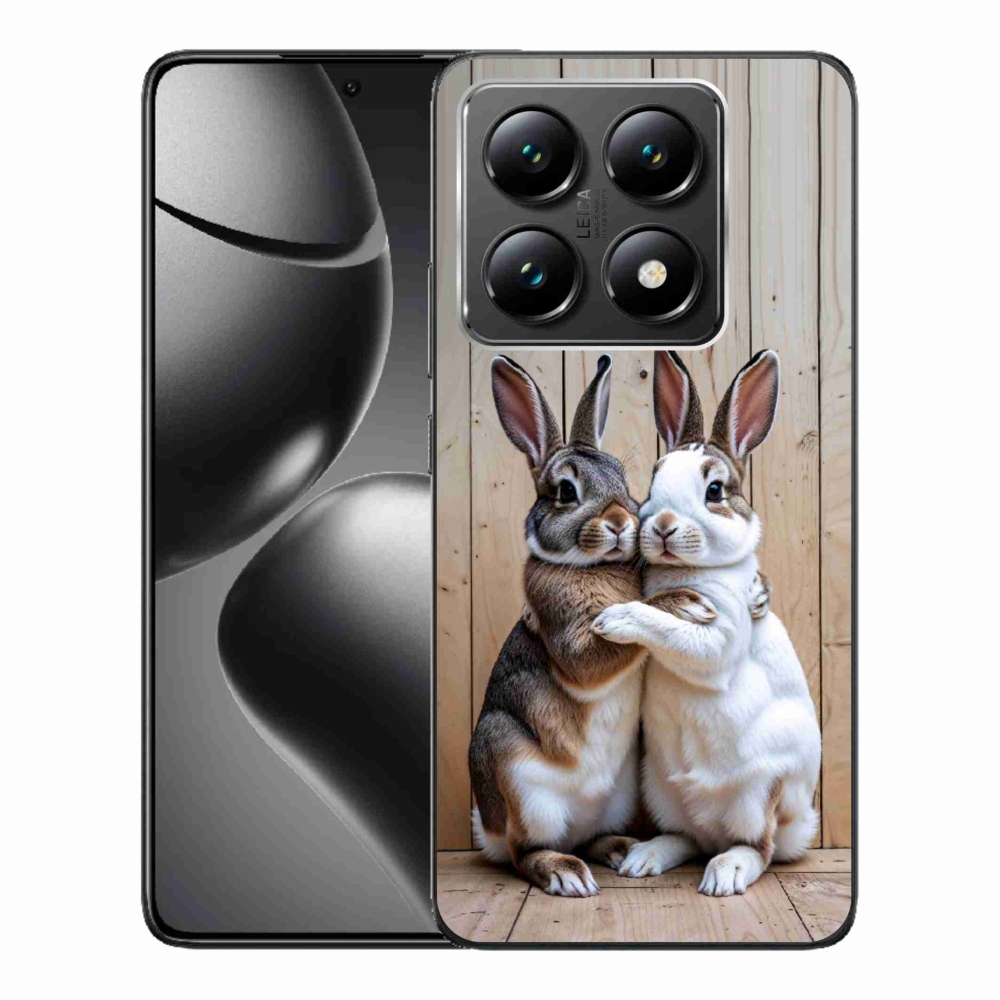 Gelový kryt mmCase na Xiaomi 14T - králičí pár