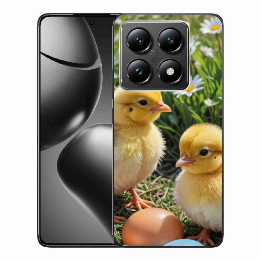 Gelový kryt mmCase na Xiaomi 14T - kuřátka