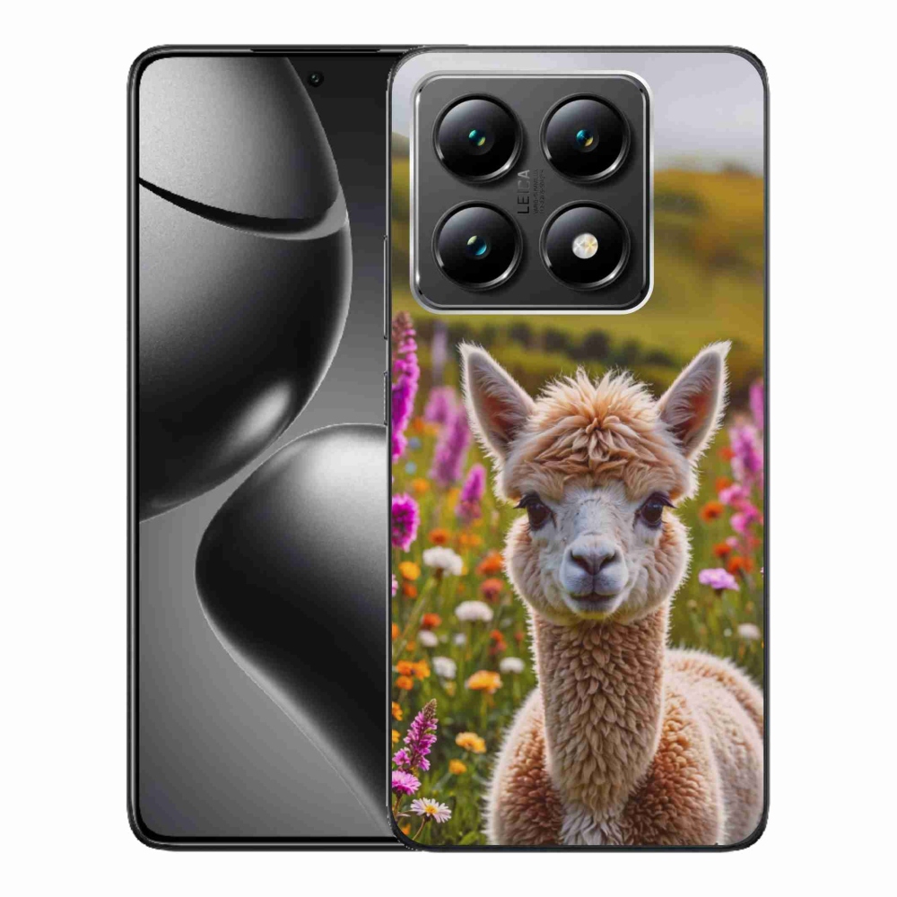 Gelový kryt mmCase na Xiaomi 14T - lama na louce