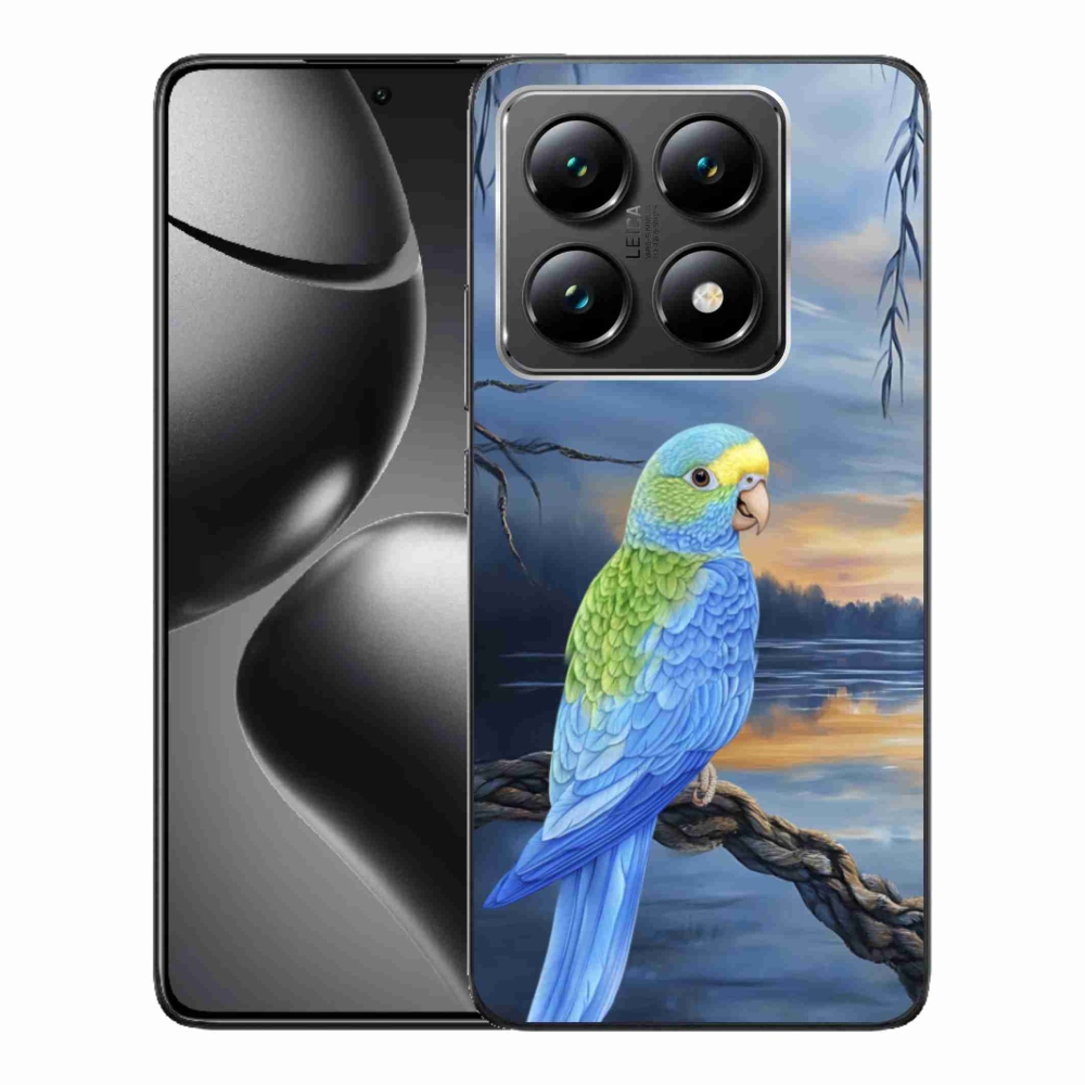 Gelový kryt mmCase na Xiaomi 14T - modrý papoušek