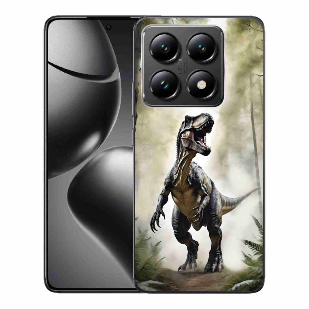Gelový kryt mmCase na Xiaomi 14T - naštvaný T-Rex