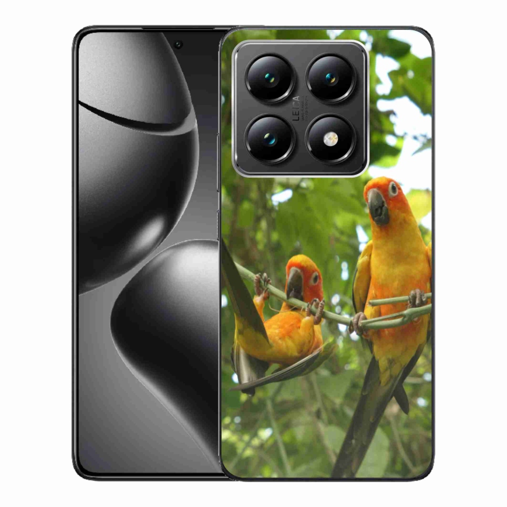 Gelový kryt mmCase na Xiaomi 14T - papoušci aratingy
