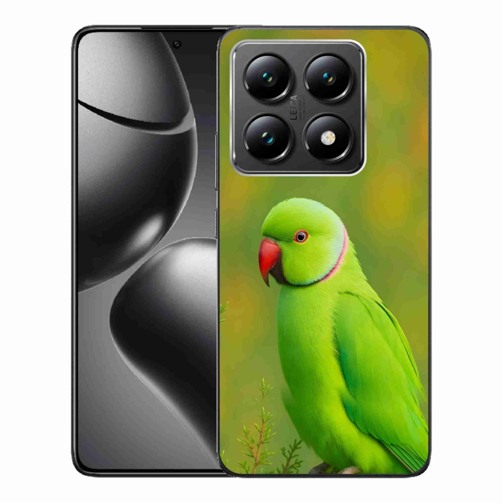 Gelový kryt mmCase na Xiaomi 14T - papoušek alexandr 2