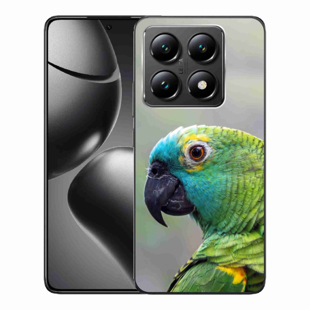 Gelový kryt mmCase na Xiaomi 14T - papoušek amazoňan