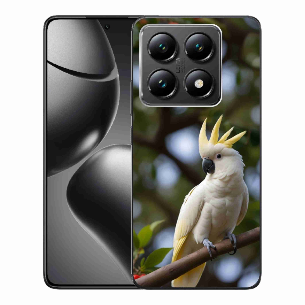 Gelový kryt mmCase na Xiaomi 14T - papoušek kakadu 3