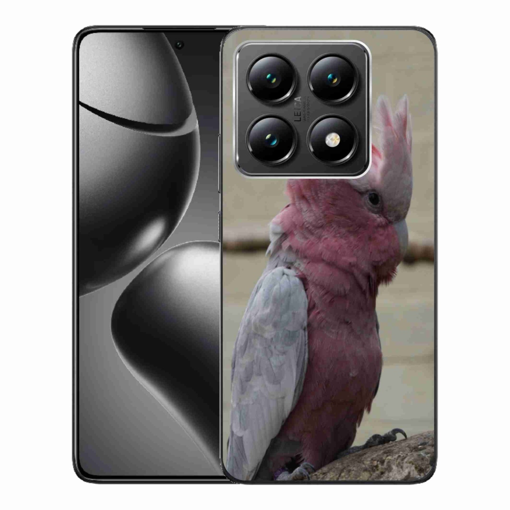 Gelový kryt mmCase na Xiaomi 14T - papoušek kakadu růžový
