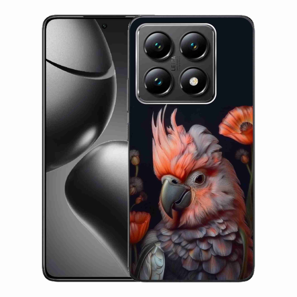 Gelový kryt mmCase na Xiaomi 14T - papoušek kakadu v barvách