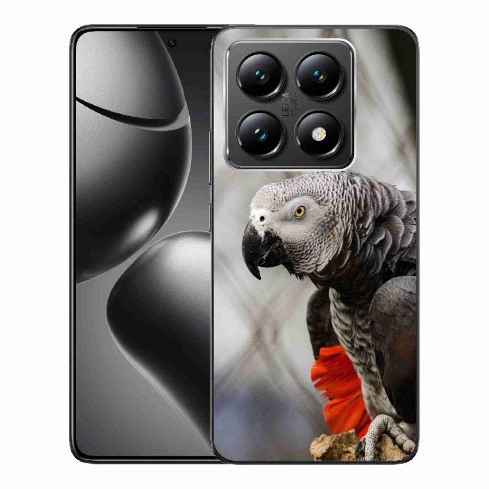 Gelový kryt mmCase na Xiaomi 14T - papoušek žako 3