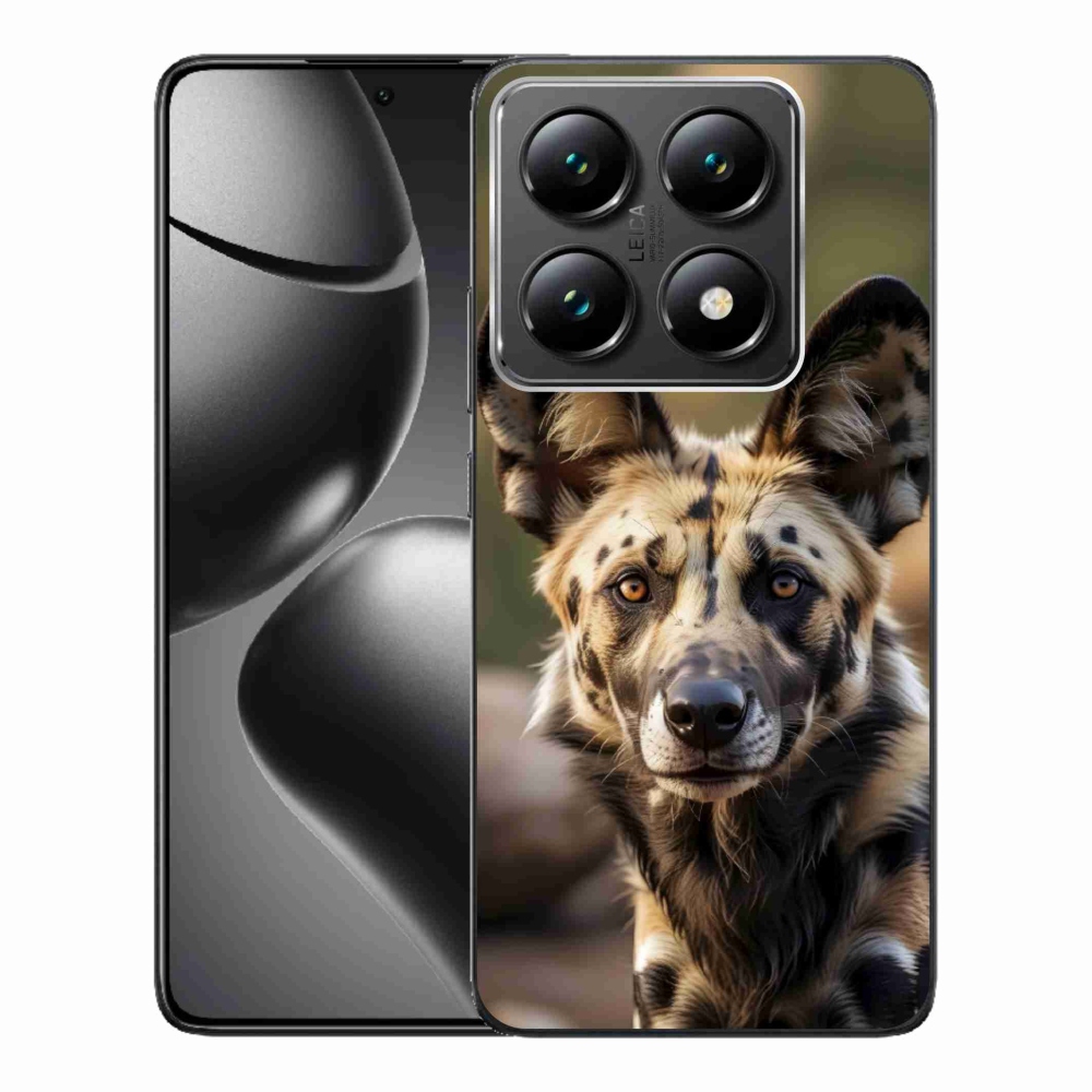 Gelový kryt mmCase na Xiaomi 14T Pro - africký divoký pes