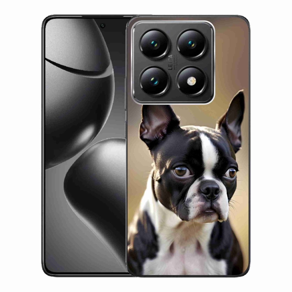 Gelový kryt mmCase na Xiaomi 14T Pro - bostonský teriér