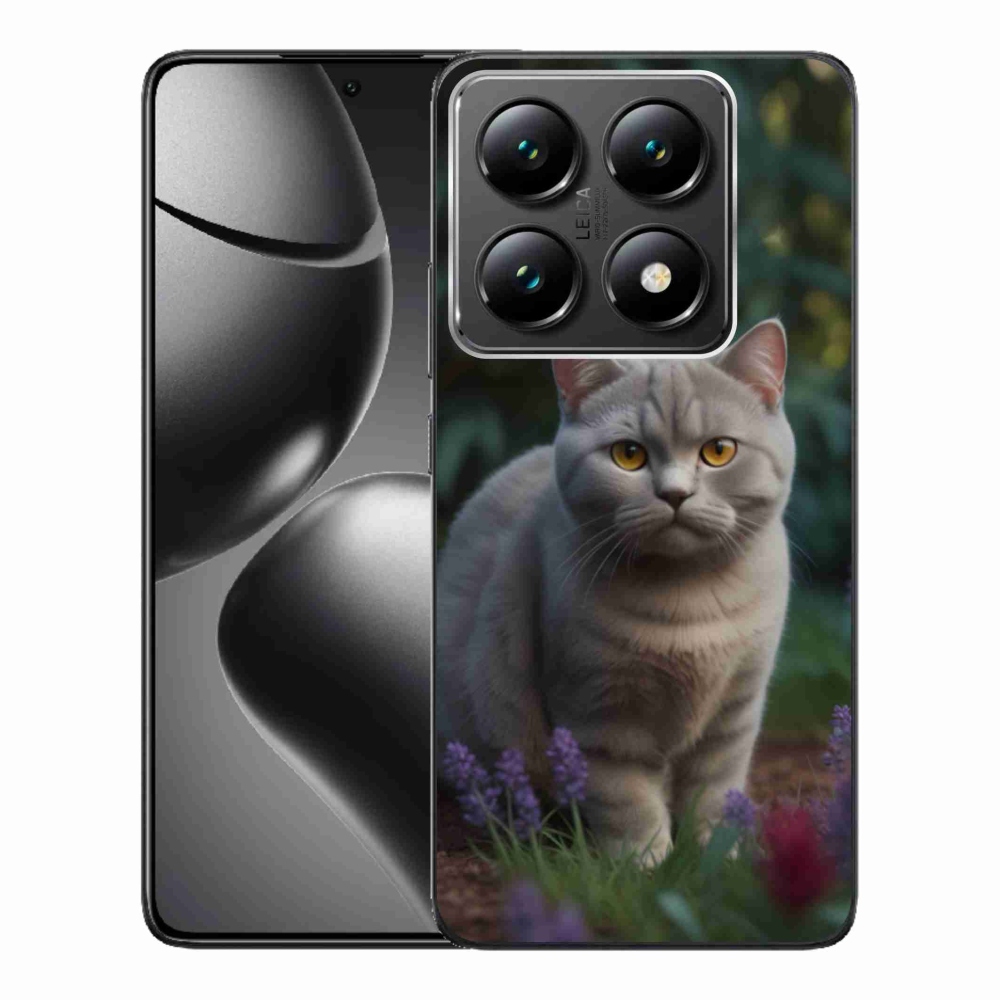 Gelový kryt mmCase na Xiaomi 14T Pro - britská kočka