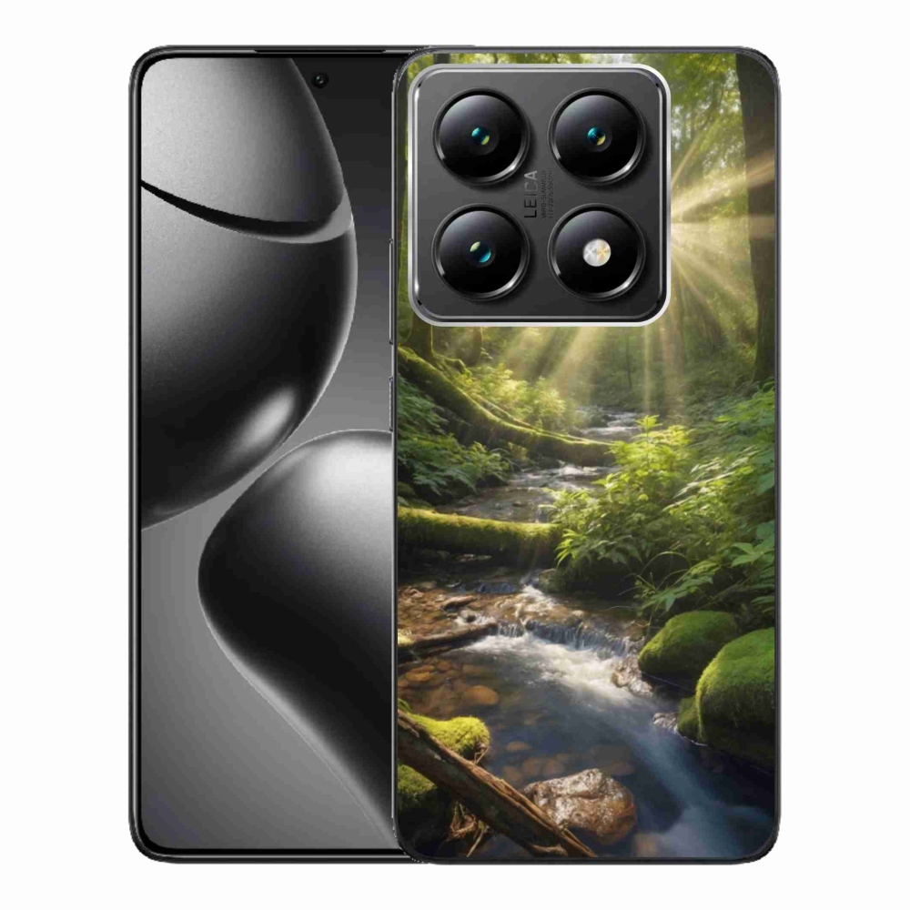 Gelový kryt mmCase na Xiaomi 14T Pro - hlubina lesa